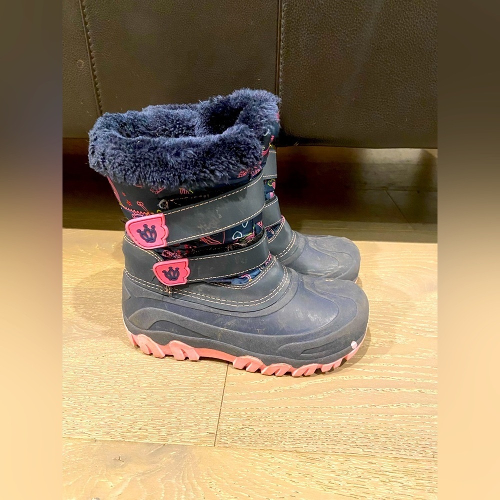 Kids warm snow boots